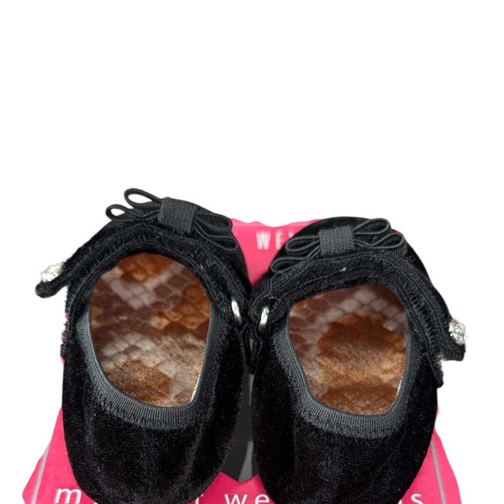 Stuart Weitzman My First Weitzmans Baby Pali Velvet Strap Size 3 - Picture 6 of 8